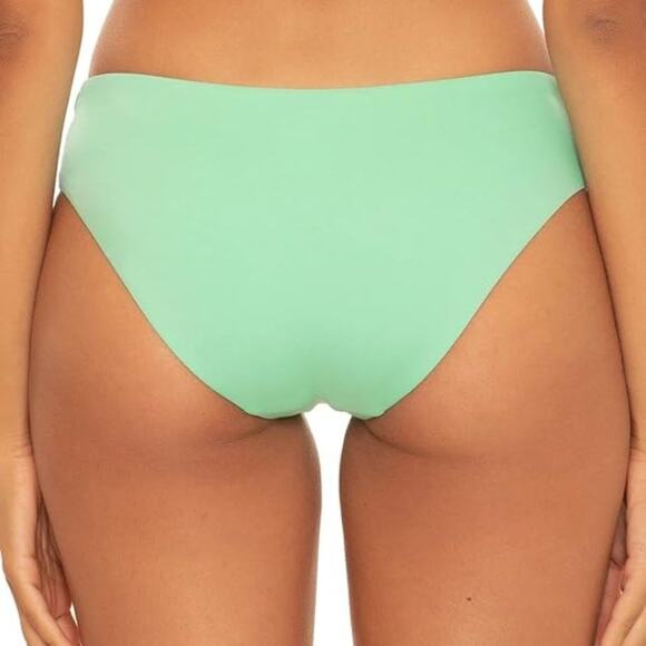 Becca by Rebecca Virtue NEW Jordan Tab Side Hipster Bikini Bottoms Sz Medium - Picture 2 of 12